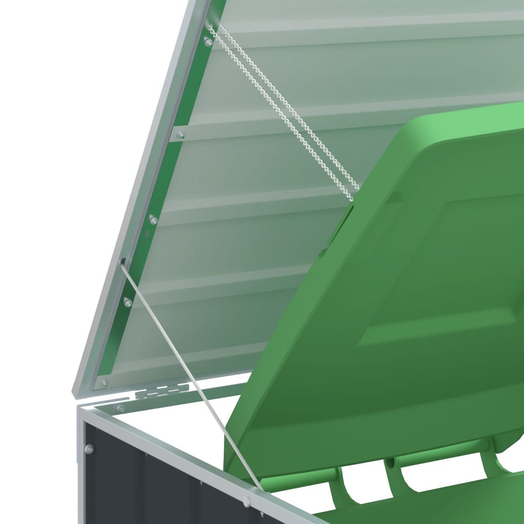 Mülltonnenbox für Tonnen Stahl Mülltonnenverkleidung Aufbewahrungsbox Müllbox - Bild 64 von 133