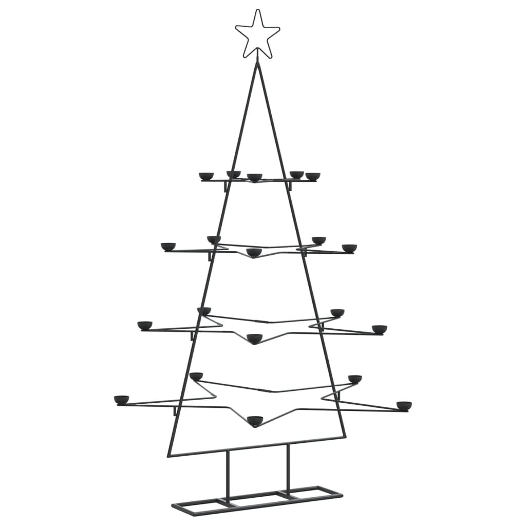 Metall-Weihnachtsbaum für Dekorationen Christbaum Tannenbaum DIY Deko Schwarz - Bild 30 von 32
