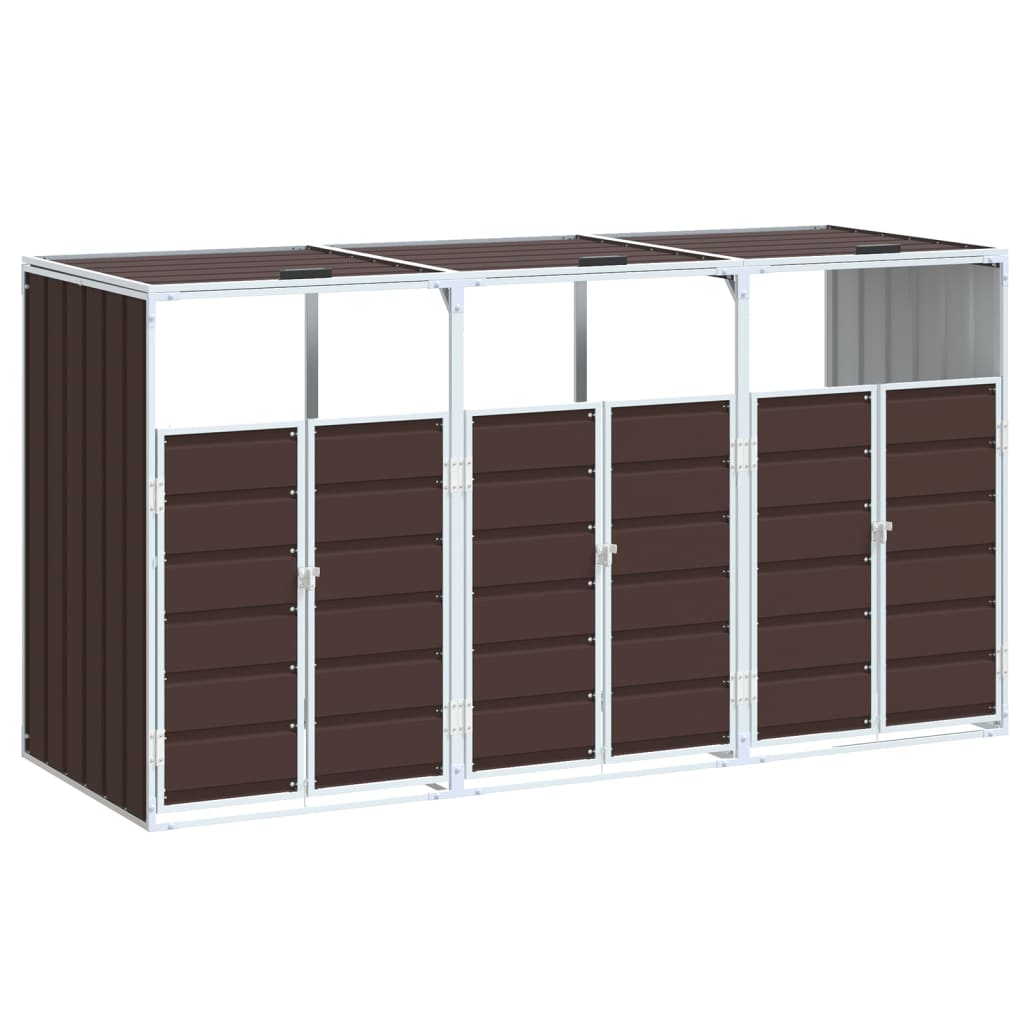 Mülltonnenbox für Tonnen Stahl Mülltonnenverkleidung Aufbewahrungsbox Müllbox - Bild 25 von 133