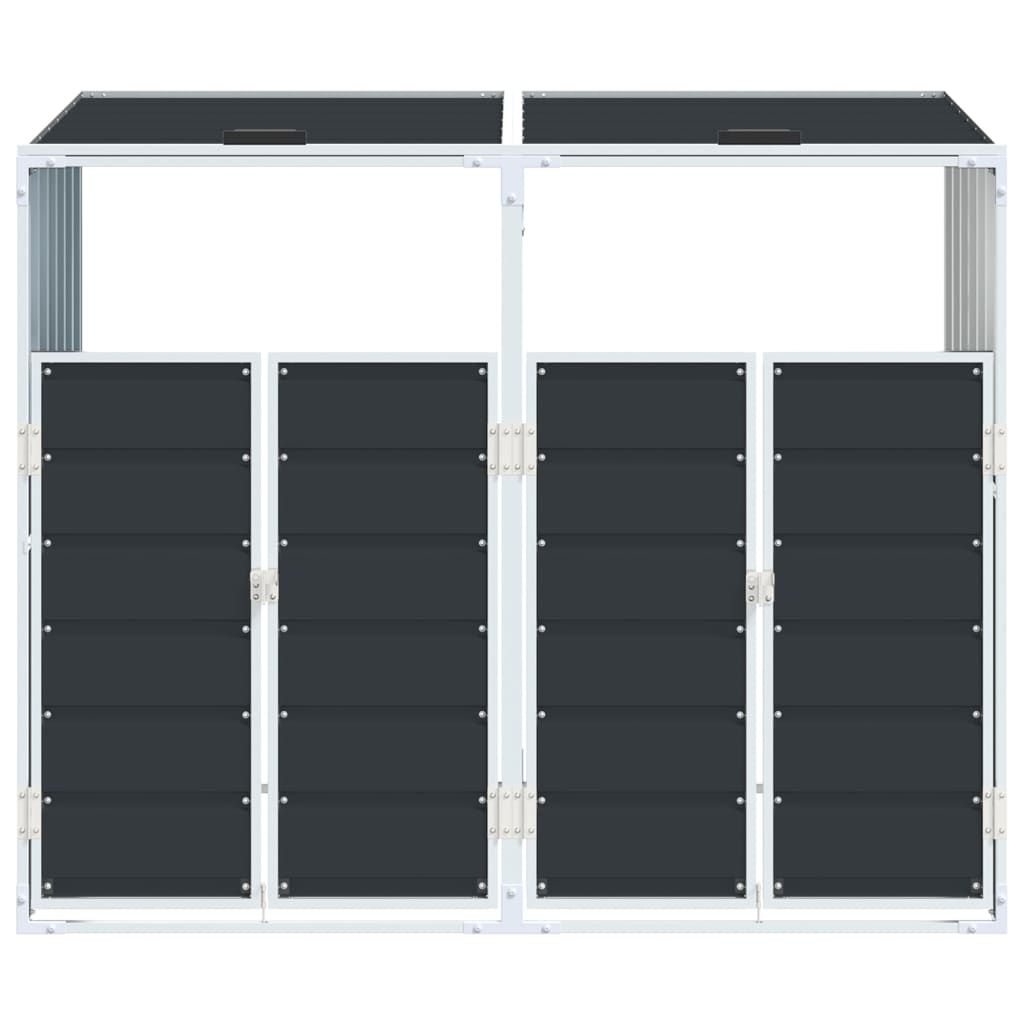 Mülltonnenbox für Tonnen Stahl Mülltonnenverkleidung Aufbewahrungsbox Müllbox - Bild 61 von 133