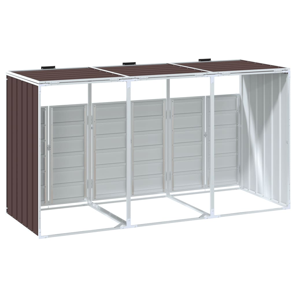 Mülltonnenbox für Tonnen Stahl Mülltonnenverkleidung Aufbewahrungsbox Müllbox - Bild 30 von 133