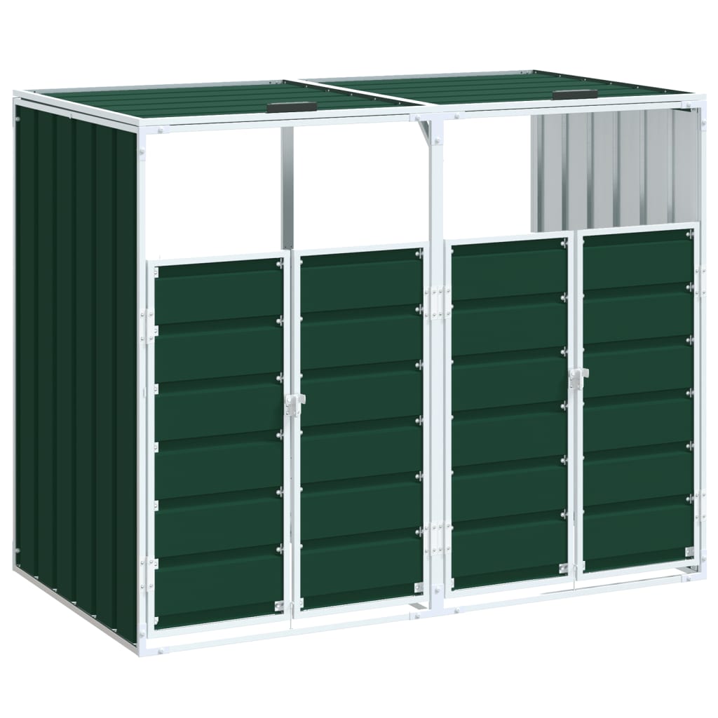 Mülltonnenbox für Tonnen Stahl Mülltonnenverkleidung Aufbewahrungsbox Müllbox - Bild 80 von 133