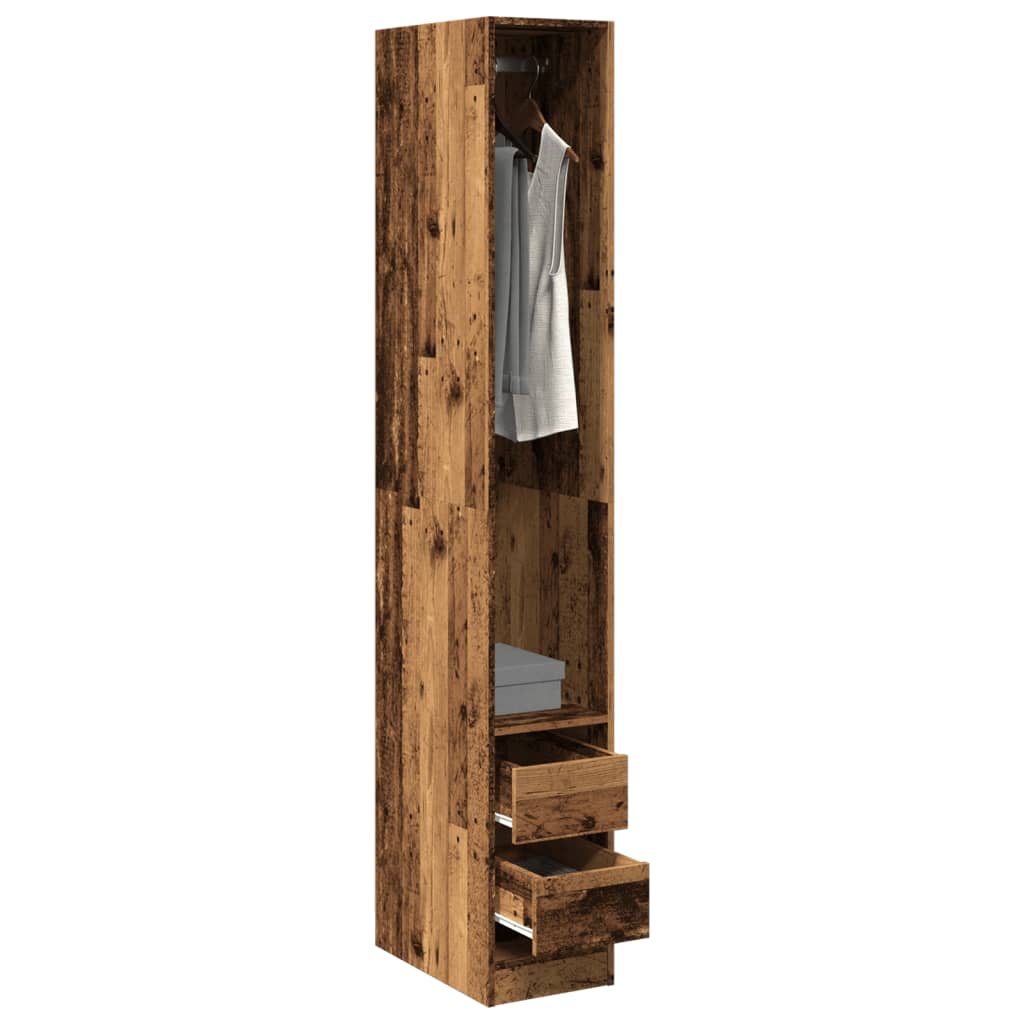 Kleiderschrank mit 2 Schubladen Offen Garderoben Schrank (30-100)x80x200cm - Bild 82 von 103