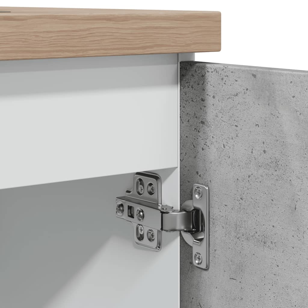 Betongrau Küchenschrank Hängeschrank Küchenzeile Küche Unterschrank Einbauküche - Bild 30 von 323