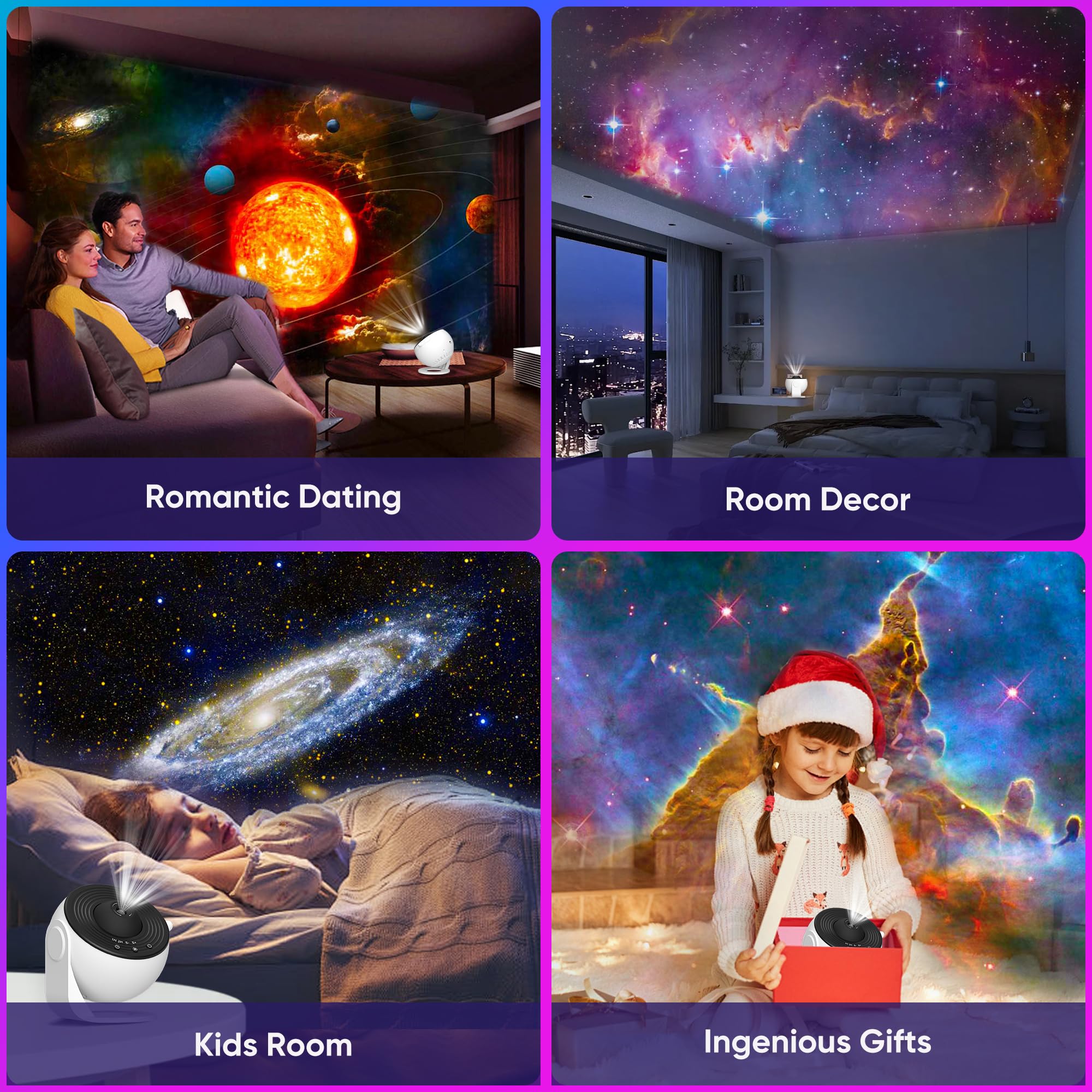 Galaxy Projector 13-In-1 HD Planetarium Star Projector Sky Constellation Night