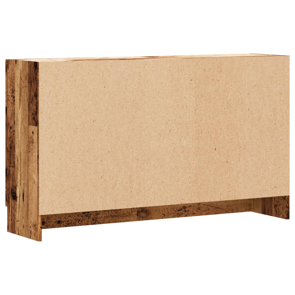 Kommode Anrichte 120 cm Sideboard 2 Türen und 2 Fächer Holzwerkstoff Bodengleich - Bild 85 von 89
