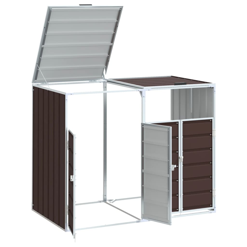 Mülltonnenbox für Tonnen Stahl Mülltonnenverkleidung Aufbewahrungsbox Müllbox - Bild 49 von 133