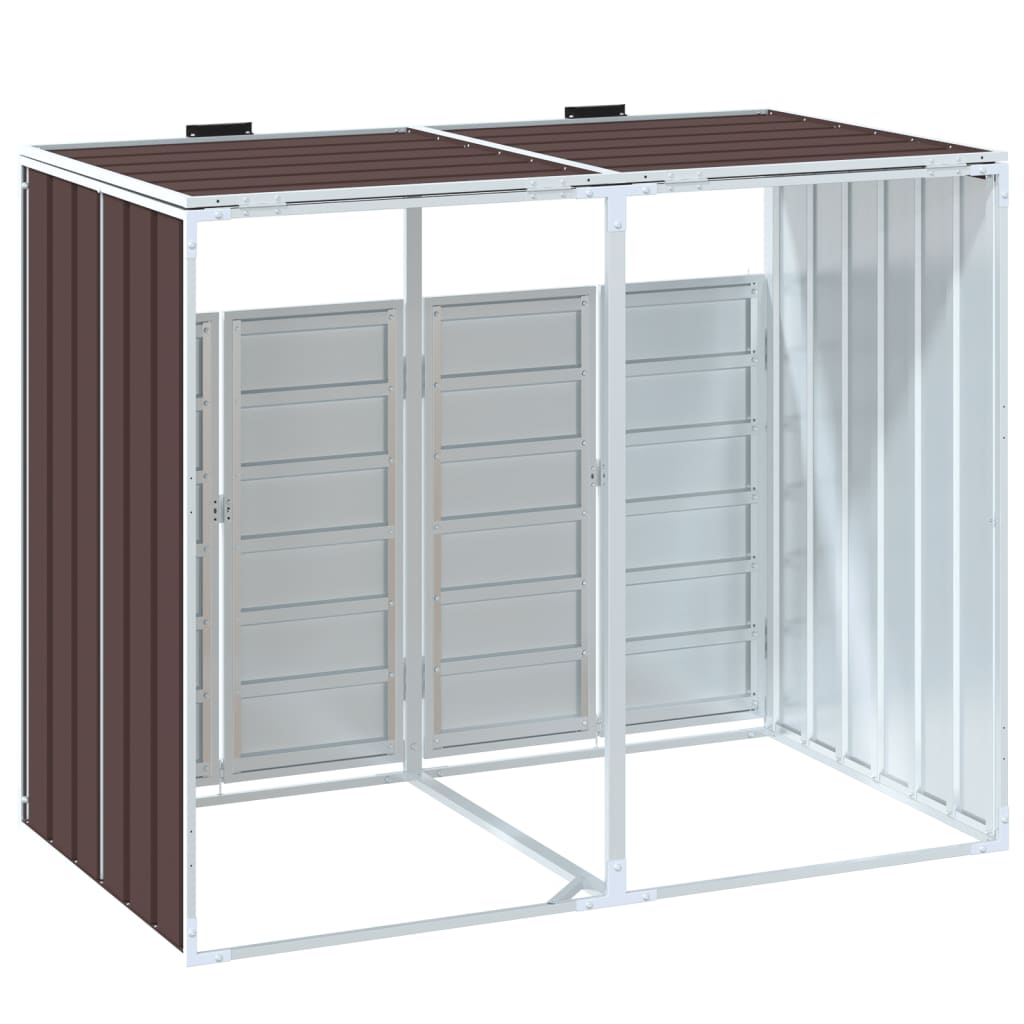 Mülltonnenbox für Tonnen Stahl Mülltonnenverkleidung Aufbewahrungsbox Müllbox - Bild 52 von 133