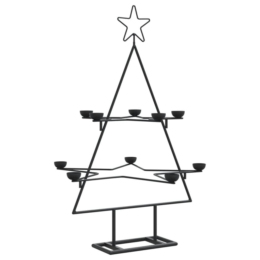 Metall-Weihnachtsbaum für Dekorationen Christbaum Tannenbaum DIY Deko Schwarz - Bild 10 von 32