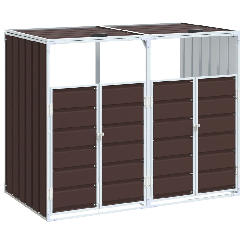 Mülltonnenbox für Tonnen Stahl Mülltonnenverkleidung Aufbewahrungsbox Müllbox - Bild 47 von 133