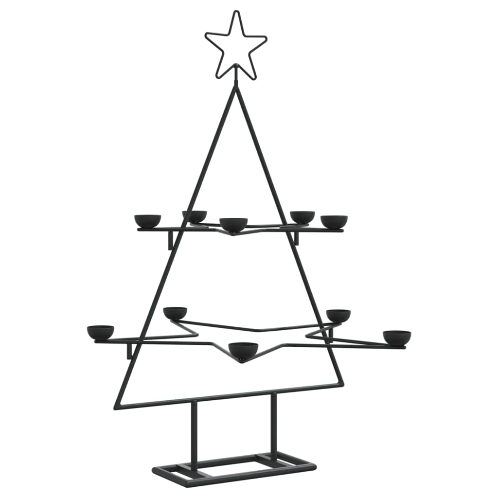 Metall-Weihnachtsbaum für Dekorationen Christbaum Tannenbaum DIY Deko Schwarz - Bild 14 von 32