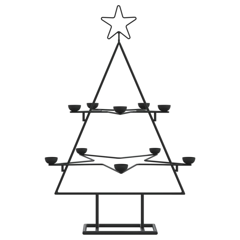 Metall-Weihnachtsbaum für Dekorationen Christbaum Tannenbaum DIY Deko Schwarz - Bild 12 von 32