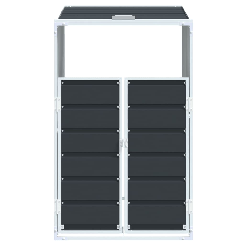 Mülltonnenbox für Tonnen Stahl Mülltonnenverkleidung Aufbewahrungsbox Müllbox - Bild 105 von 133