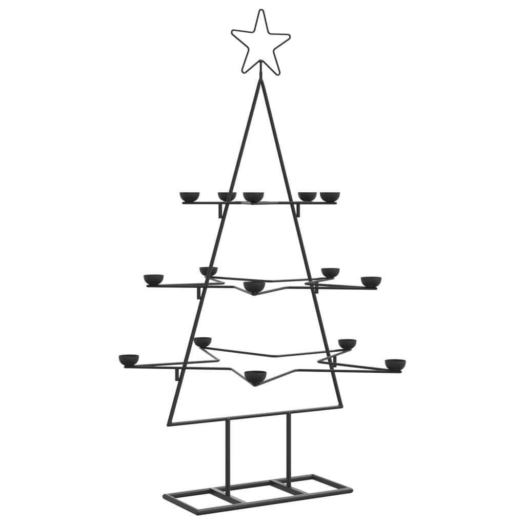 Metall-Weihnachtsbaum für Dekorationen Christbaum Tannenbaum DIY Deko Schwarz - Bild 22 von 32