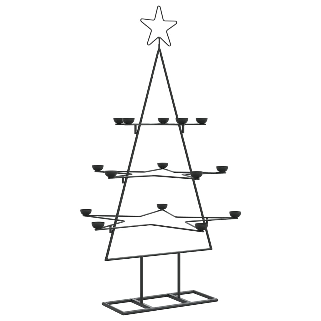 Metall-Weihnachtsbaum für Dekorationen Christbaum Tannenbaum DIY Deko Schwarz - Bild 19 von 32
