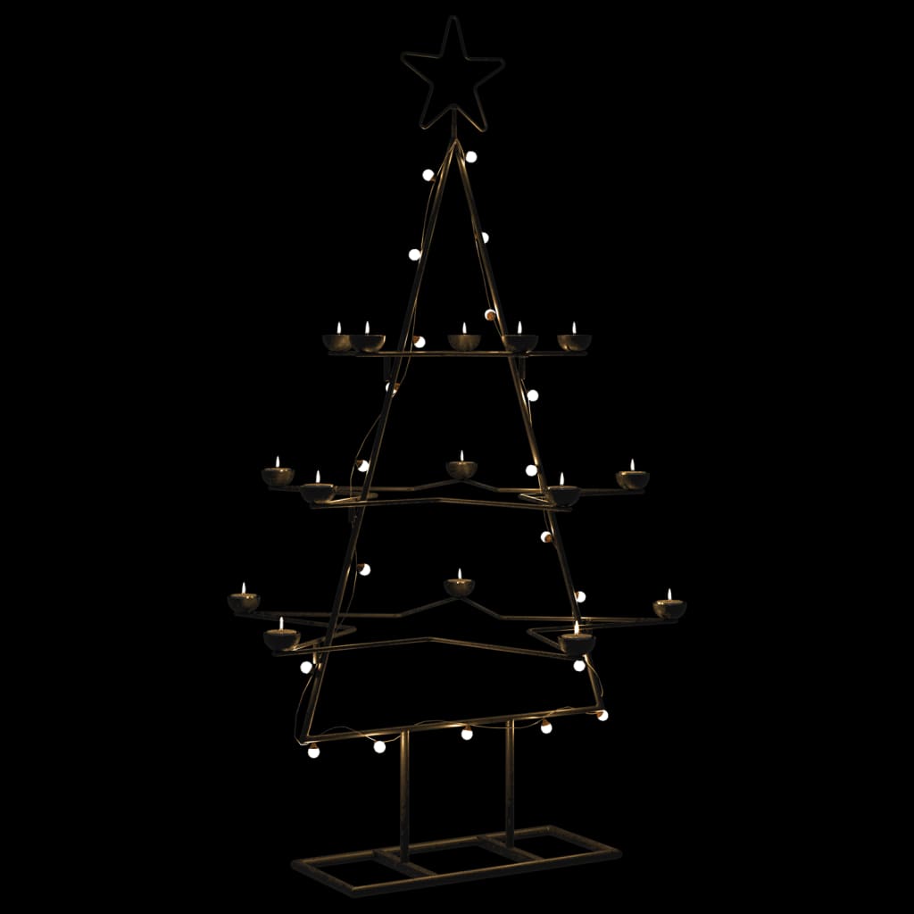 Metall-Weihnachtsbaum für Dekorationen Christbaum Tannenbaum DIY Deko Schwarz - Bild 18 von 32