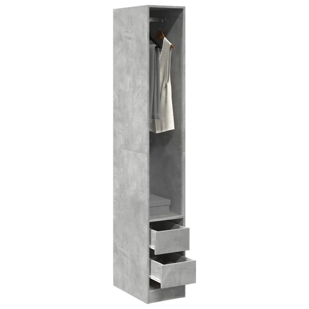 Kleiderschrank mit 2 Schubladen Offen Garderoben Schrank (30-100)x80x200cm - Bild 39 von 103