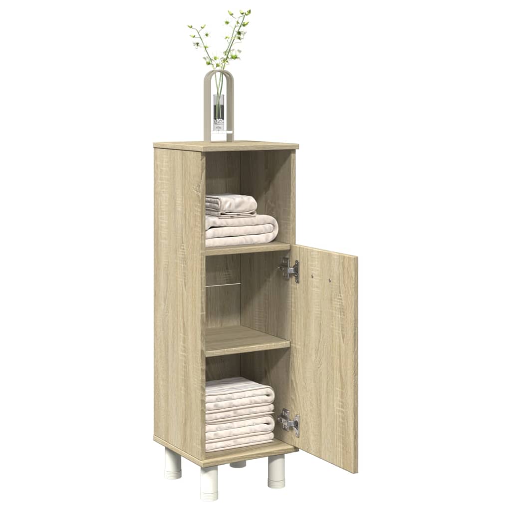 Badezimmerschrank Badschrank Schmaler Midischrank Badregal 3 Fächern 30x30x95 cm - Bild 72 von 109