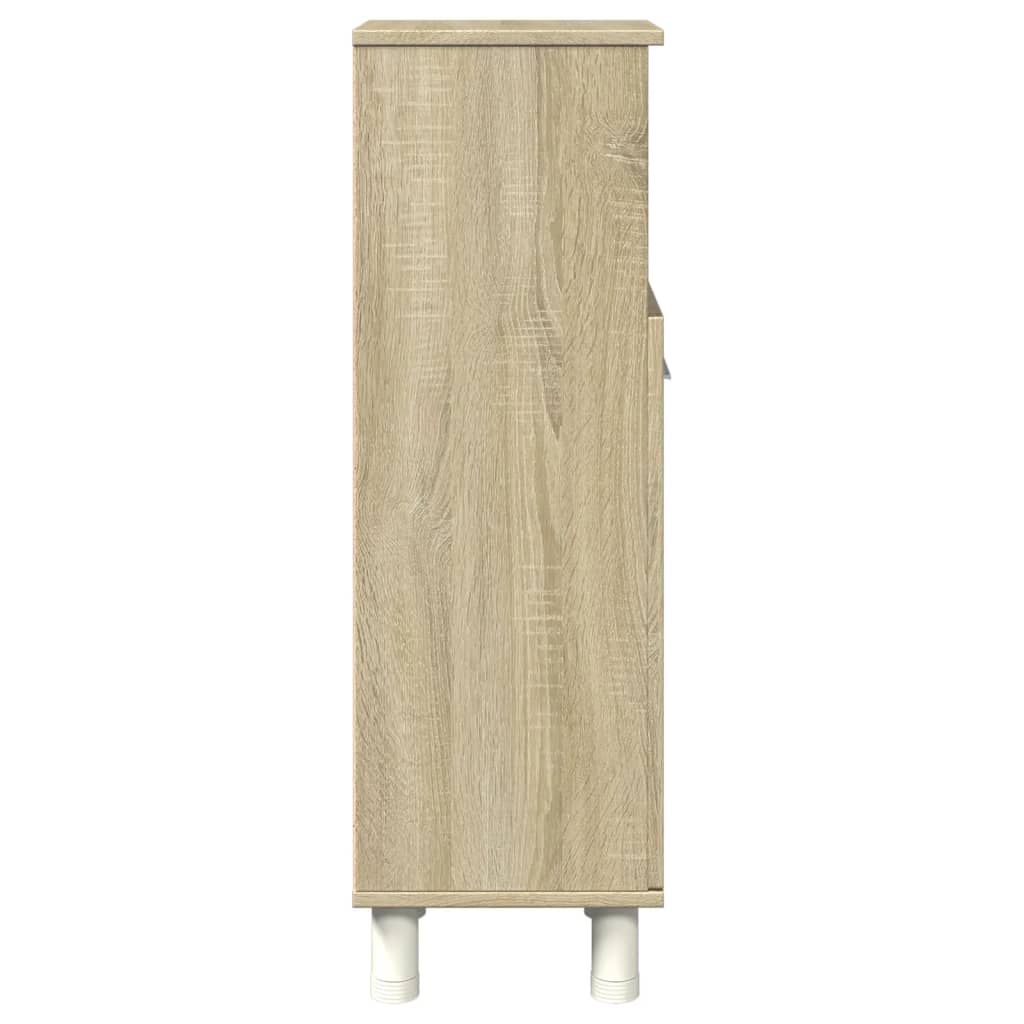 Badezimmerschrank Badschrank Schmaler Midischrank Badregal 3 Fächern 30x30x95 cm - Bild 75 von 109