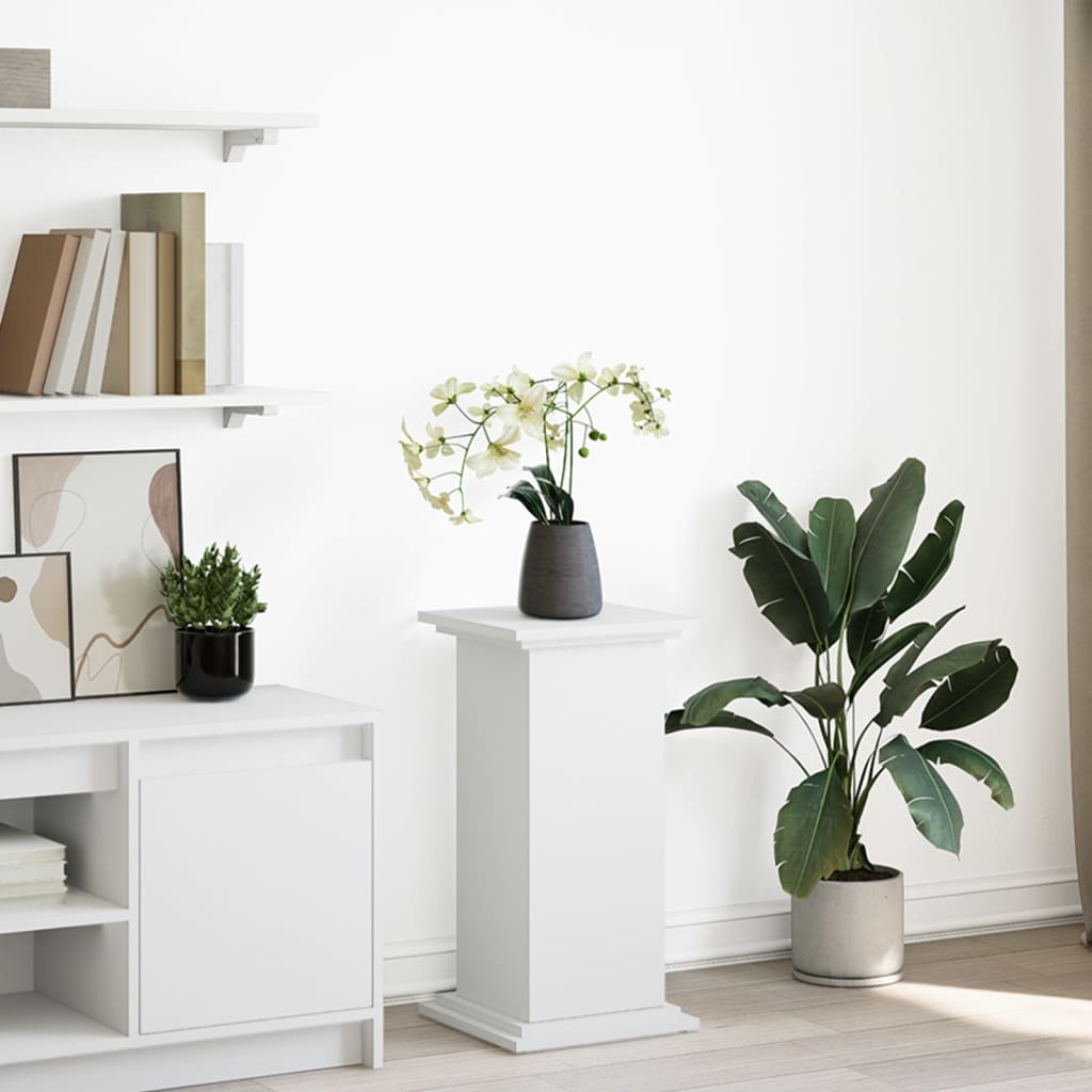Blumensäule Dekosäule Podest Blumenständer Blumen mit Stauraum Holzwerkstoff - Bild 15 von 15