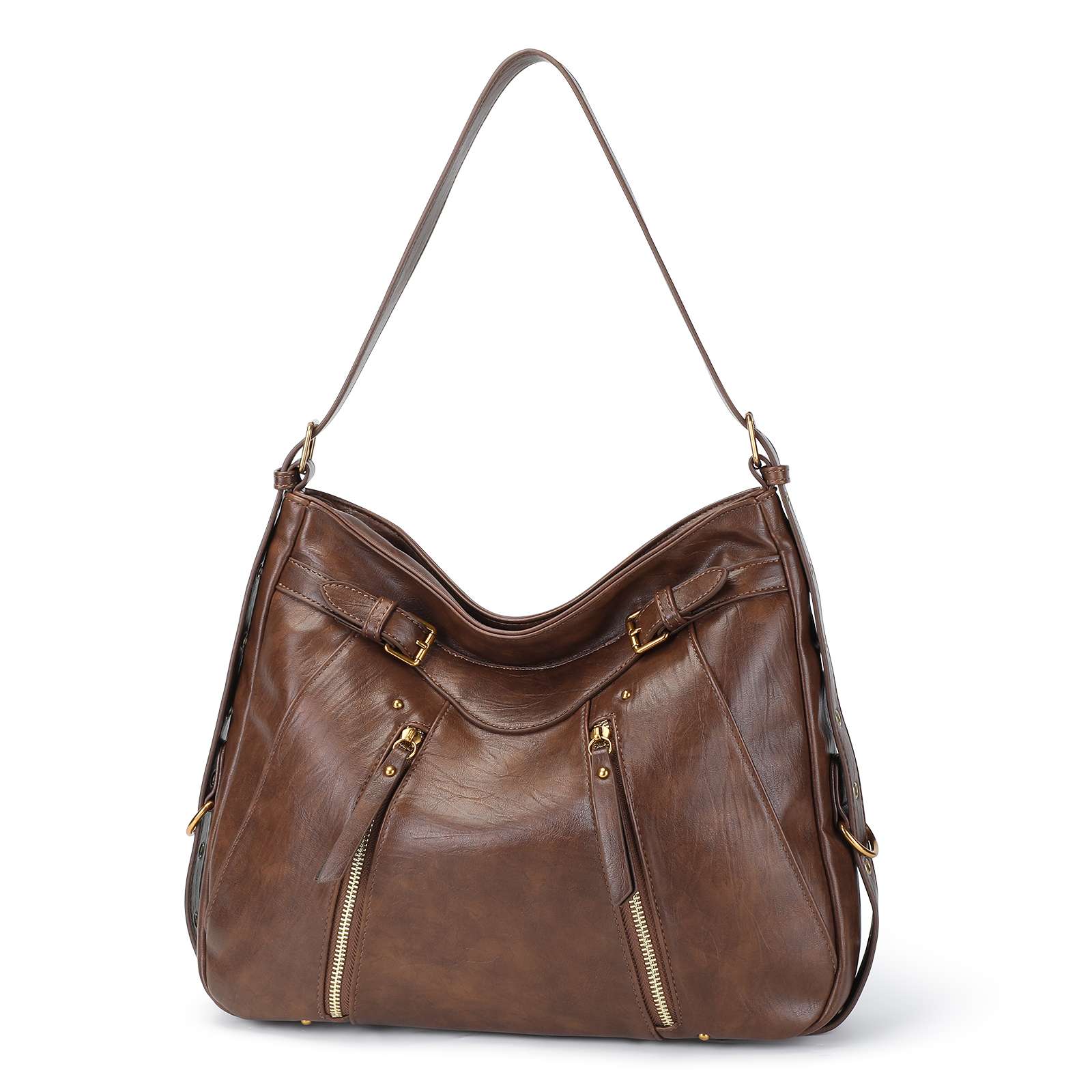 Vintage Women Ladies Hobo Bag Large Soft Leather Designer Shoulder Bags Handbag - Picture 22 of 23