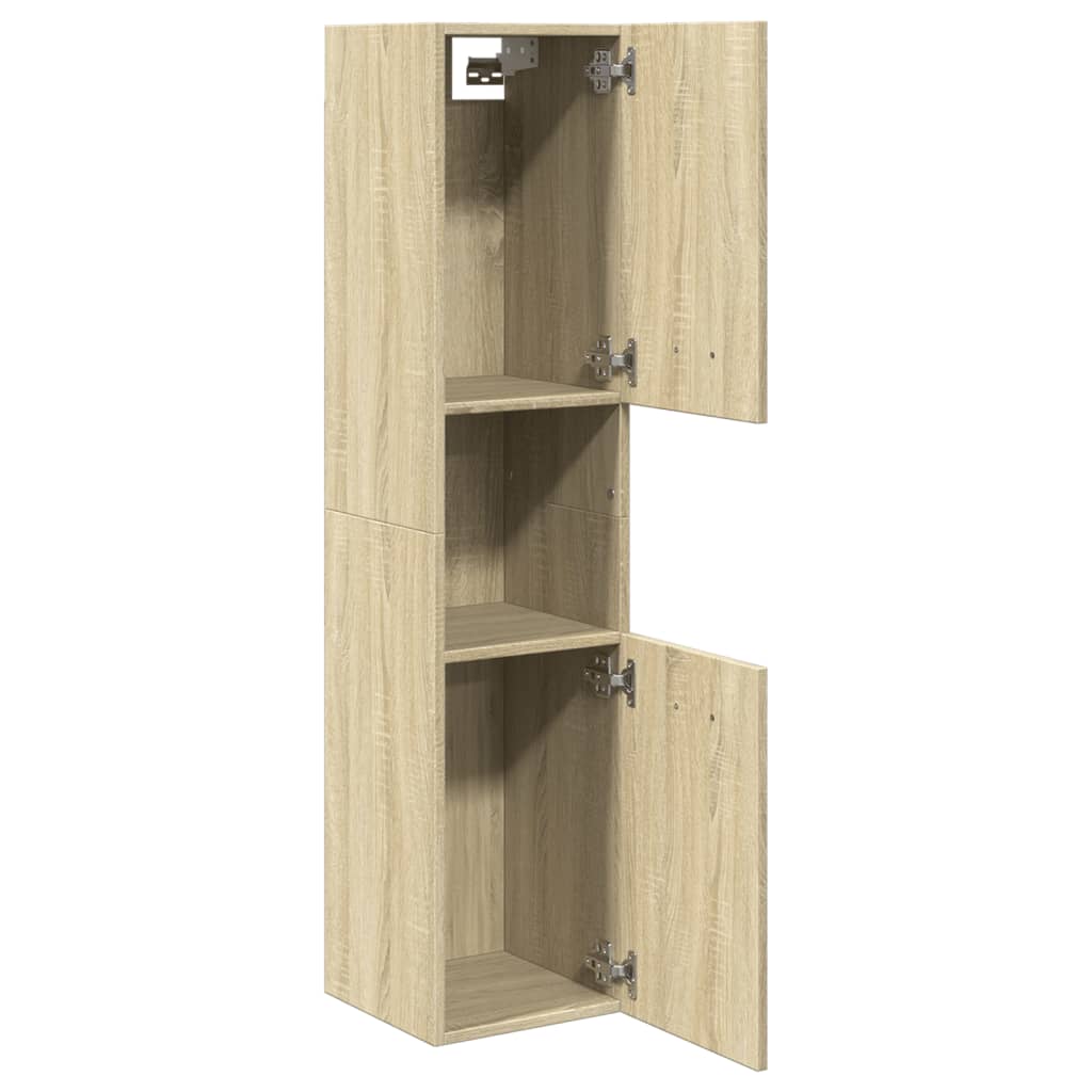 Badschrank Wandschrank Hochschrank Badezimmerschrank Hängeschrank 30x30x130cm - Bild 59 von 153
