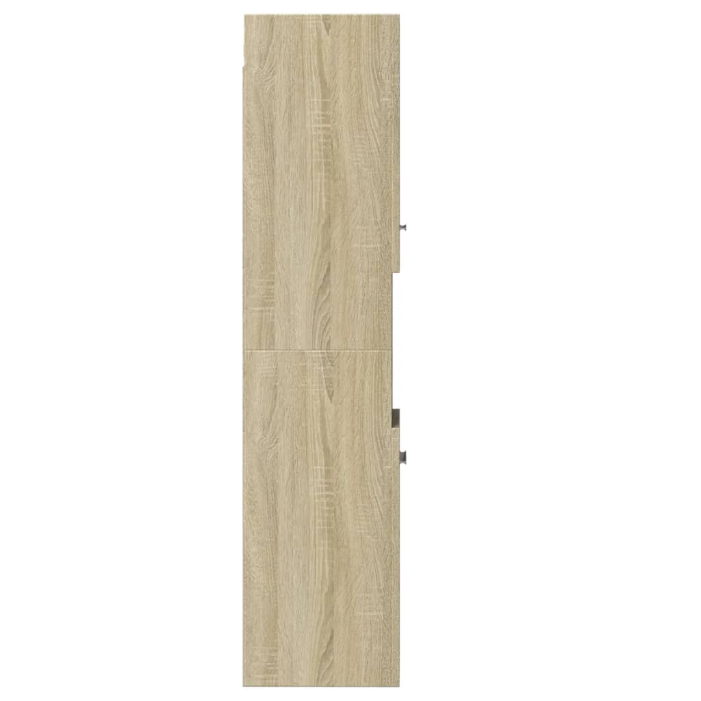 Badschrank Wandschrank Hochschrank Badezimmerschrank Hängeschrank 30x30x130cm - Bild 60 von 153