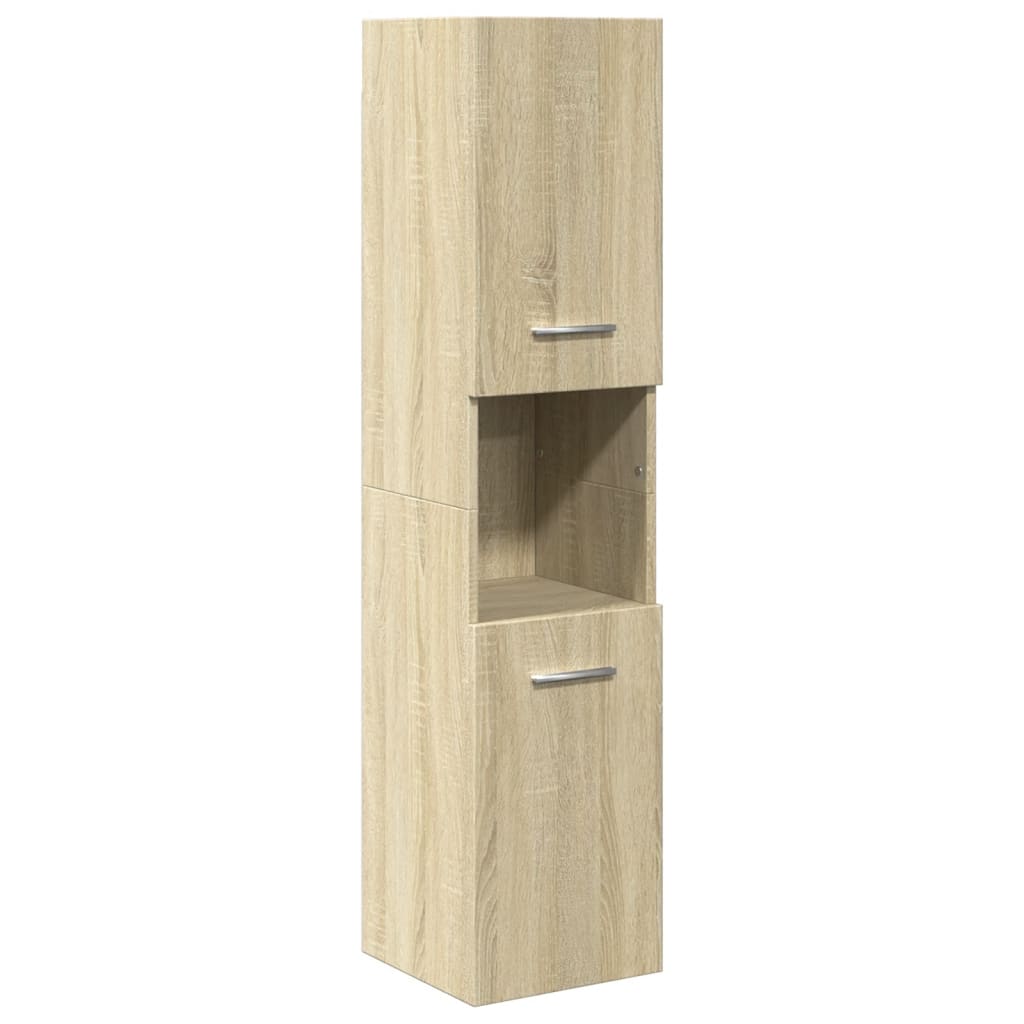 Badschrank Wandschrank Hochschrank Badezimmerschrank Hängeschrank 30x30x130cm - Bild 54 von 153