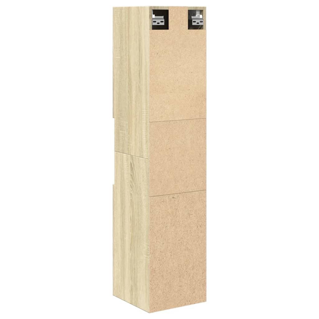 Badschrank Wandschrank Hochschrank Badezimmerschrank Hängeschrank 30x30x130cm - Bild 61 von 153