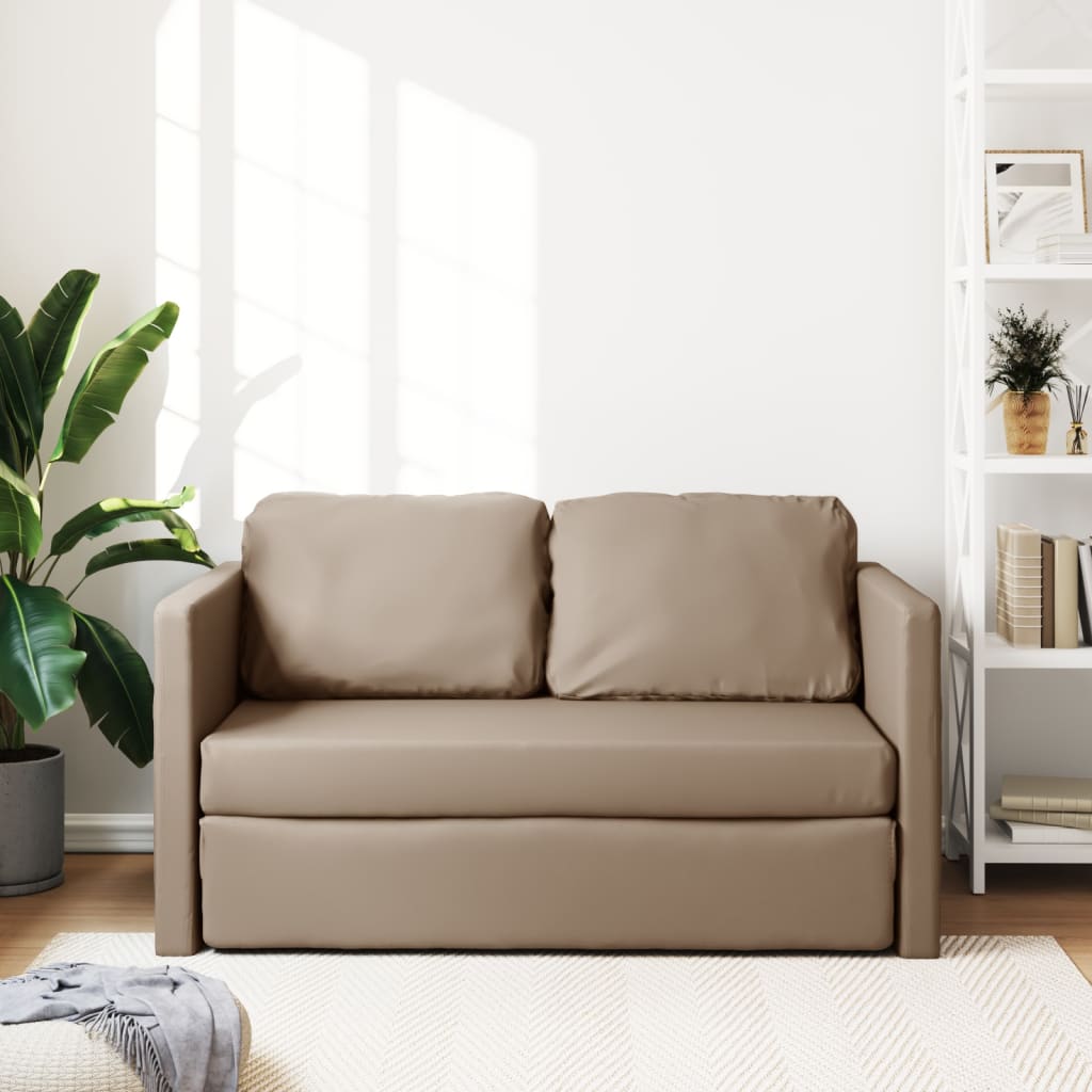 Bodensofa mit Schlaffunktion Bodenbett Schlafsofa Klappsofa Kunstleder - Bild 30 von 38