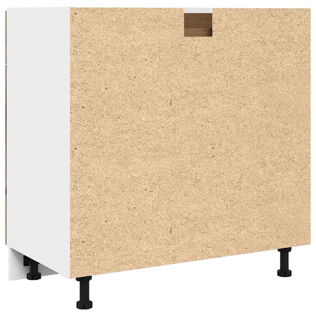 Lyon Line - Artisan Eiche Küchenschrank Küchenzeile Hängeschrank Einbauküche - Bild 81 von 330