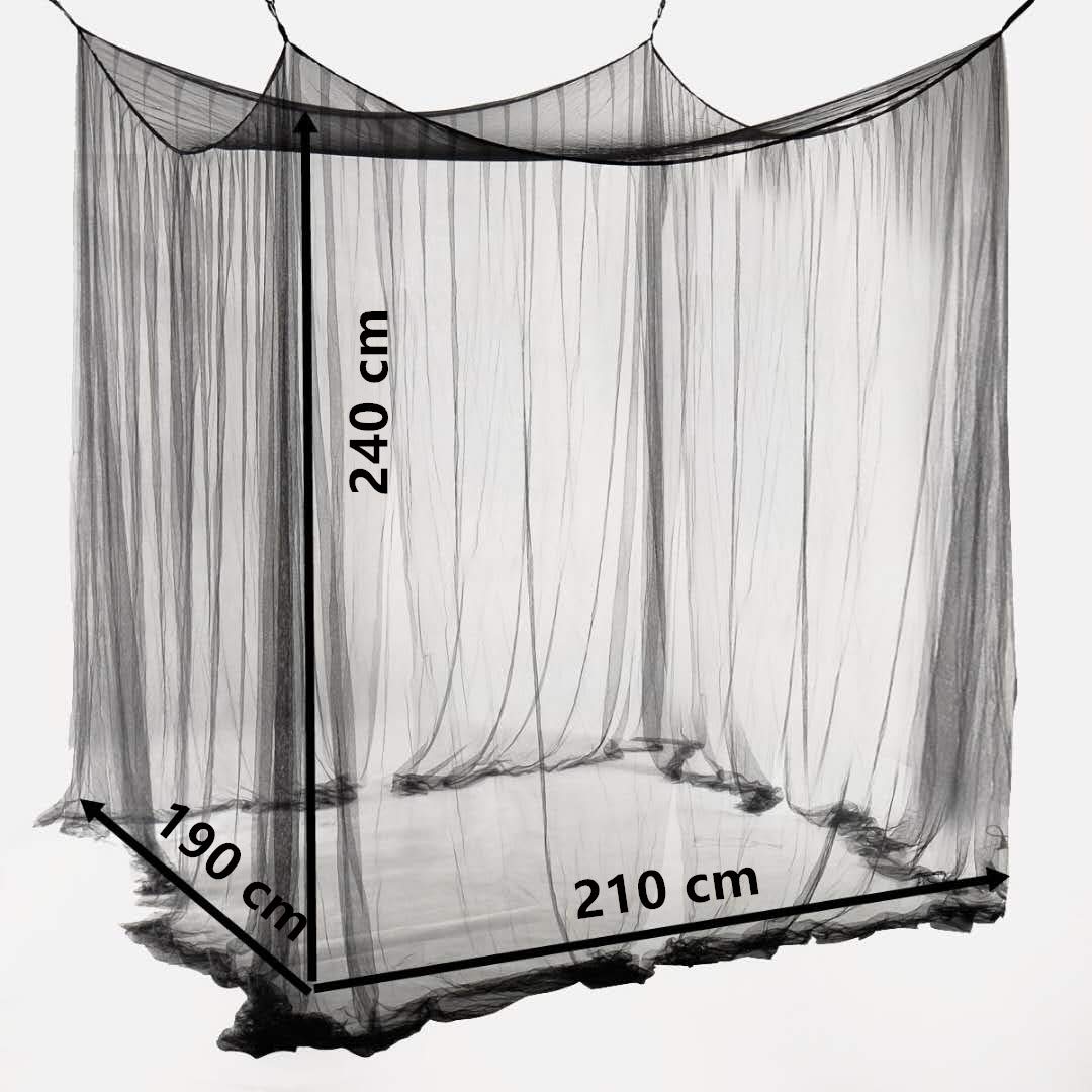 4 Corner Post Bed Curtain Canopy Mosquito Net Square Princess Fly Screen - Picture 31 of 34