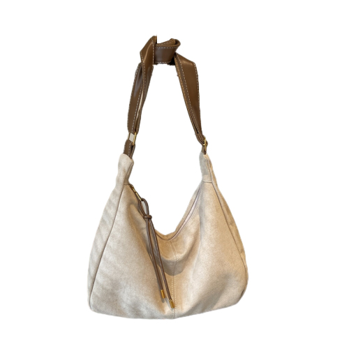 Large Capacity Women Slouchy Tote Bag Purse Work Travel Suede Shoulder Bags