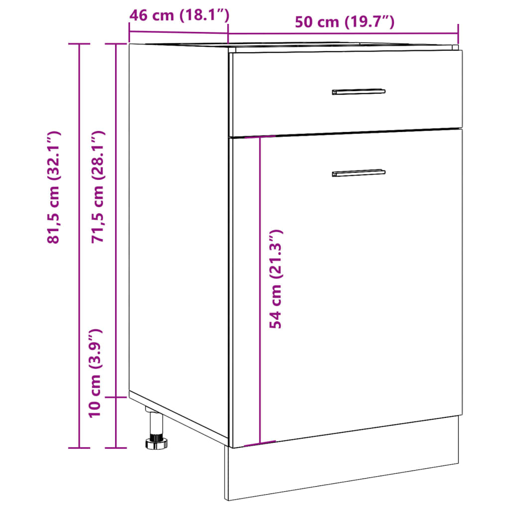 Betongrau Küchenschrank Hängeschrank Küchenzeile Küche Unterschrank Einbauküche - Bild 52 von 323