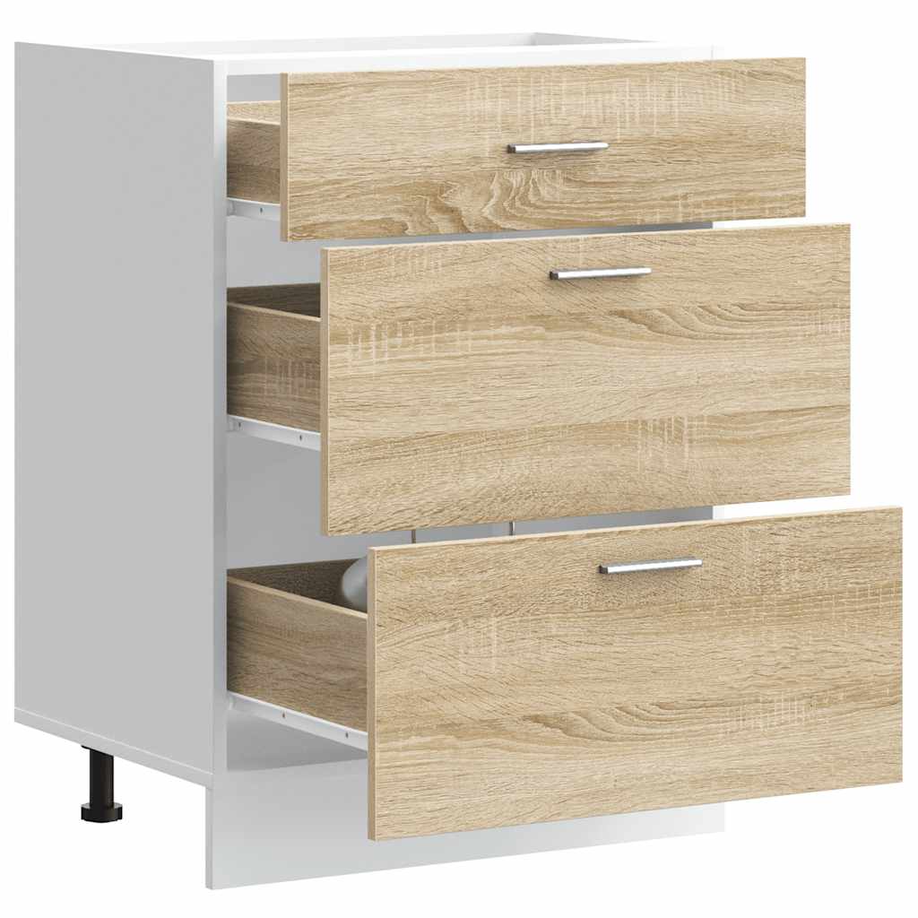 Sonoma-Eiche Küchenschrank Hängeschrank Unterschrank Küchen Zeile Küchenschränke - Bild 321 von 338