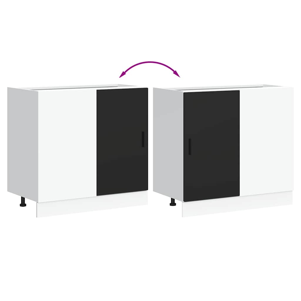 Schwarz Küchenschrank Küchenzeile Einbauküche Unterschrank Hängeschrank Module - Bild 32 von 295