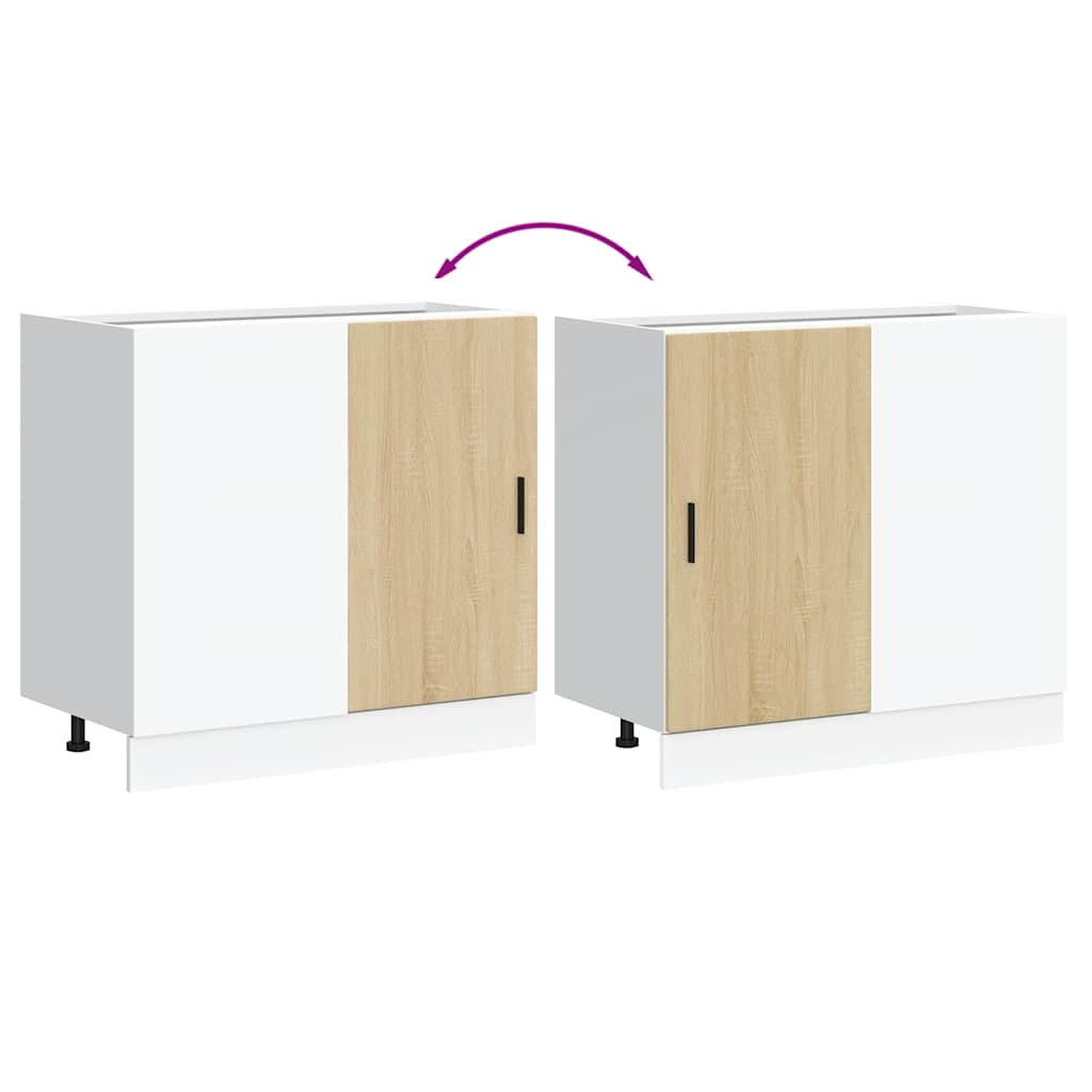 Sonoma-Eiche Küchenschrank Hängeschrank Unterschrank Küchen Zeile Küchenschränke - Bild 336 von 338