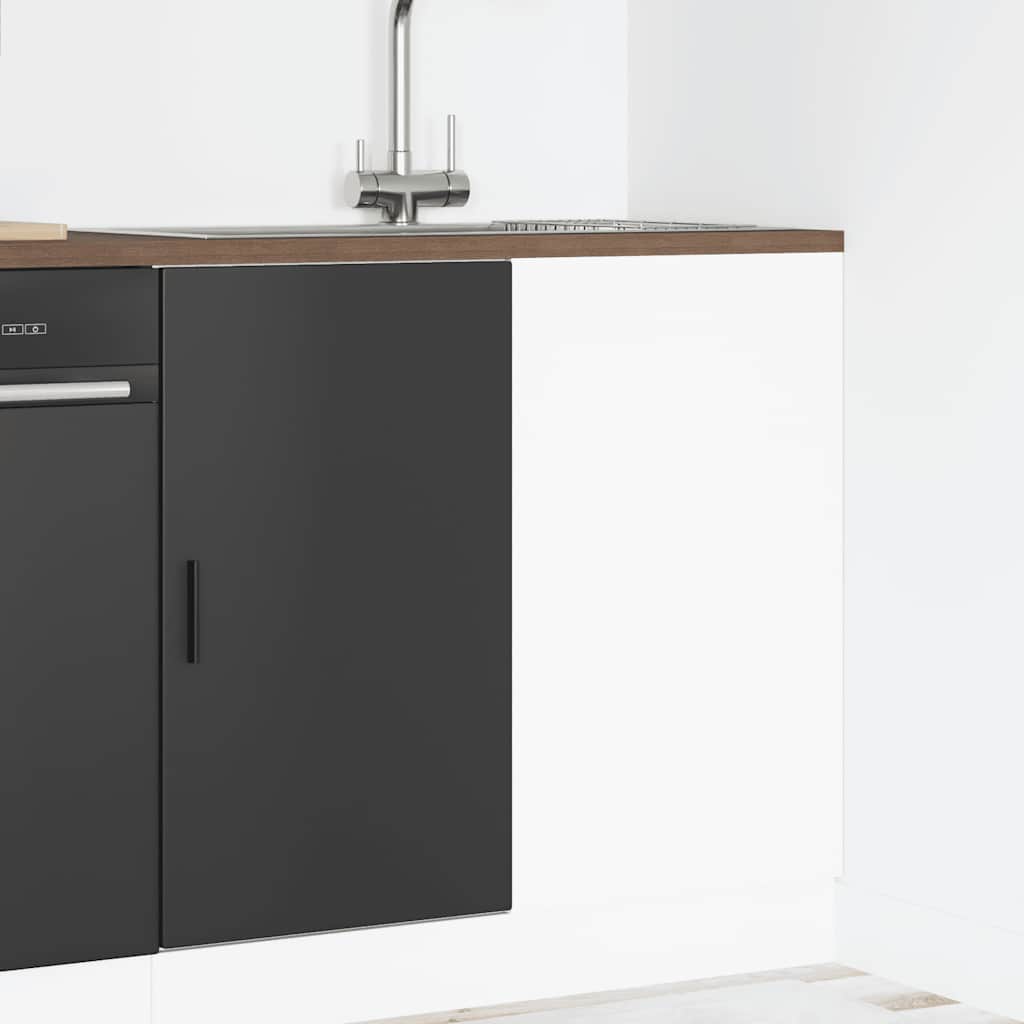 Schwarz Küchenschrank Küchenzeile Einbauküche Unterschrank Hängeschrank Module - Bild 26 von 295