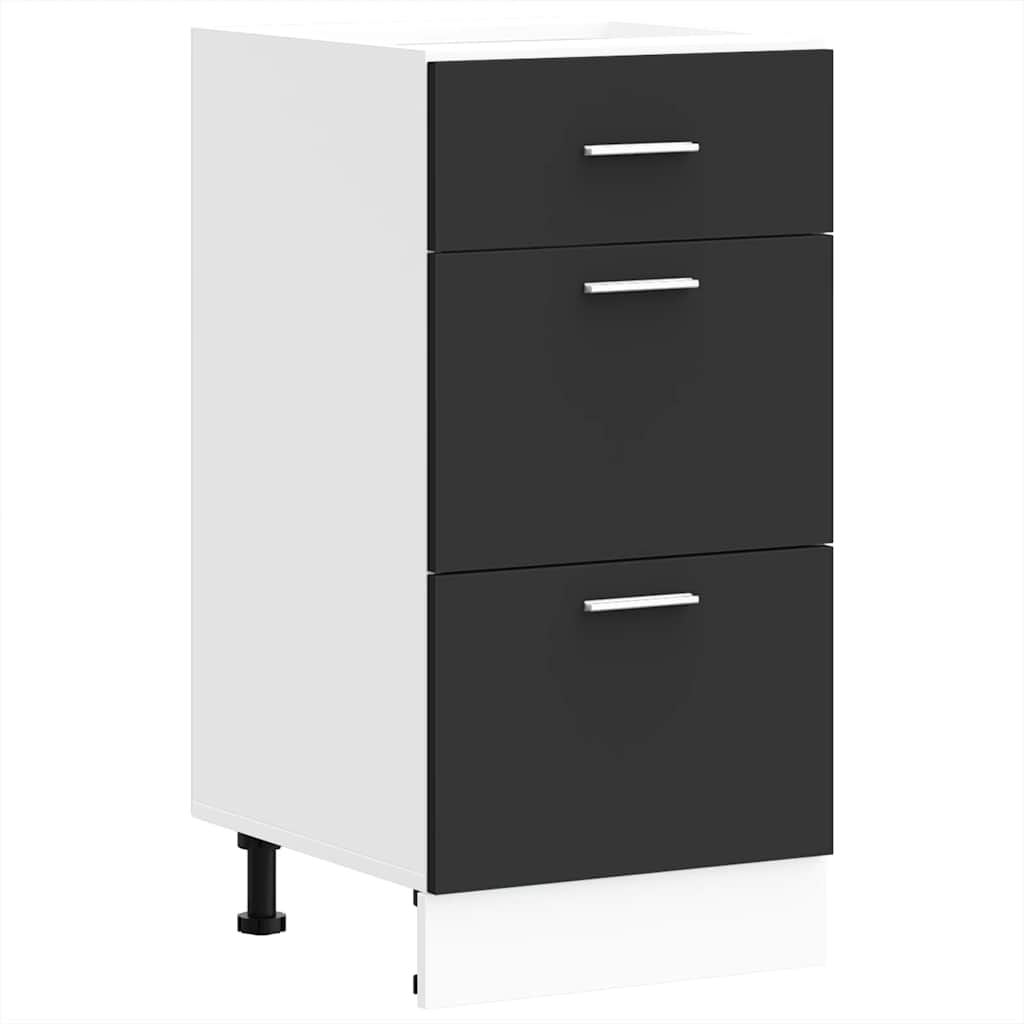 Schwarz Küchenschrank Küchenzeile Einbauküche Unterschrank Hängeschrank Module - Bild 82 von 295