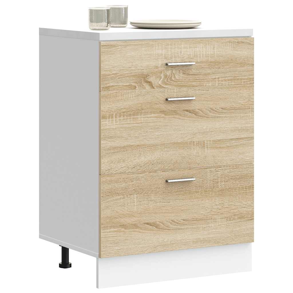 Sonoma-Eiche Küchenschrank Hängeschrank Unterschrank Küchen Zeile Küchenschränke - Bild 319 von 338