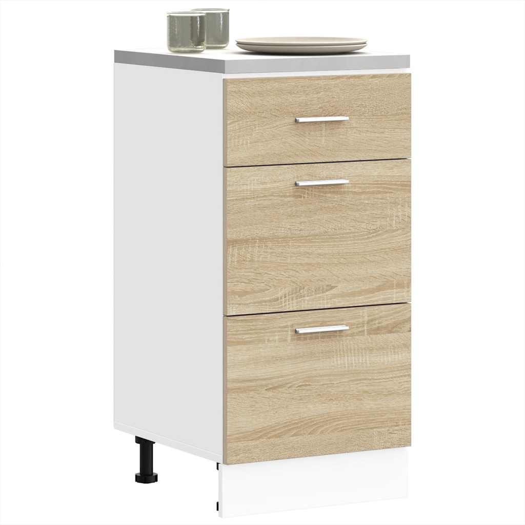 Sonoma-Eiche Küchenschrank Hängeschrank Unterschrank Küchen Zeile Küchenschränke - Bild 308 von 338