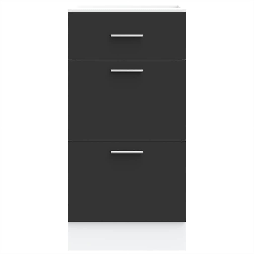 Schwarz Küchenschrank Küchenzeile Einbauküche Unterschrank Hängeschrank Module - Bild 87 von 295
