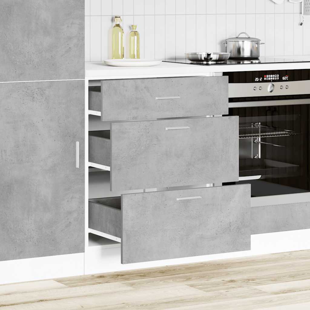Betongrau Küchenschrank Hängeschrank Küchenzeile Küche Unterschrank Einbauküche - Bild 307 von 323