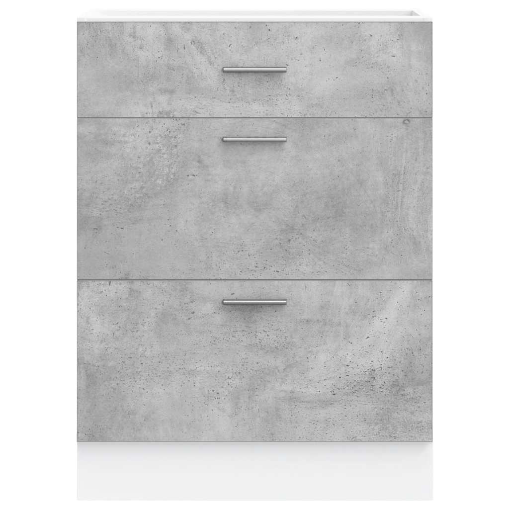 Betongrau Küchenschrank Hängeschrank Küchenzeile Küche Unterschrank Einbauküche - Bild 308 von 323