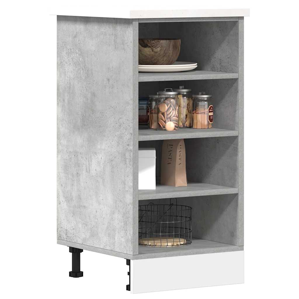 Betongrau Küchenschrank Hängeschrank Küchenzeile Küche Unterschrank Einbauküche - Bild 290 von 323