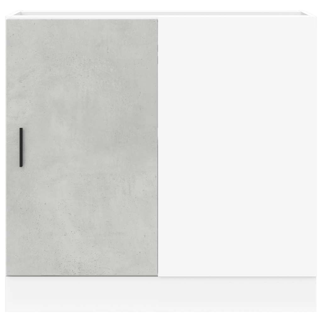 Betongrau Küchenschrank Küchenzeile Einbauküche Unterschrank Hängeschrank Module - Bild 32 von 310