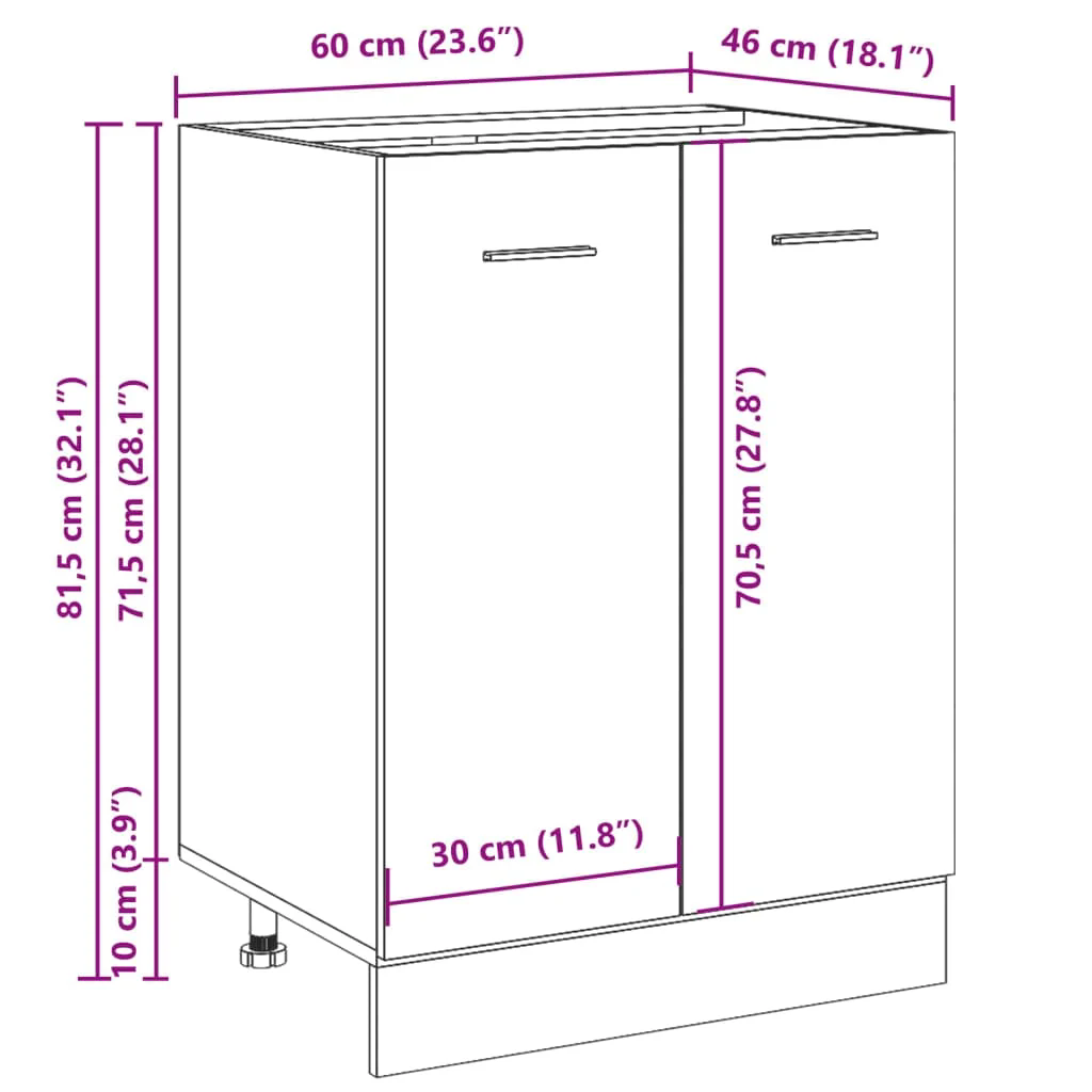 Betongrau Küchenschrank Hängeschrank Küchenzeile Küche Unterschrank Einbauküche - Bild 11 von 323