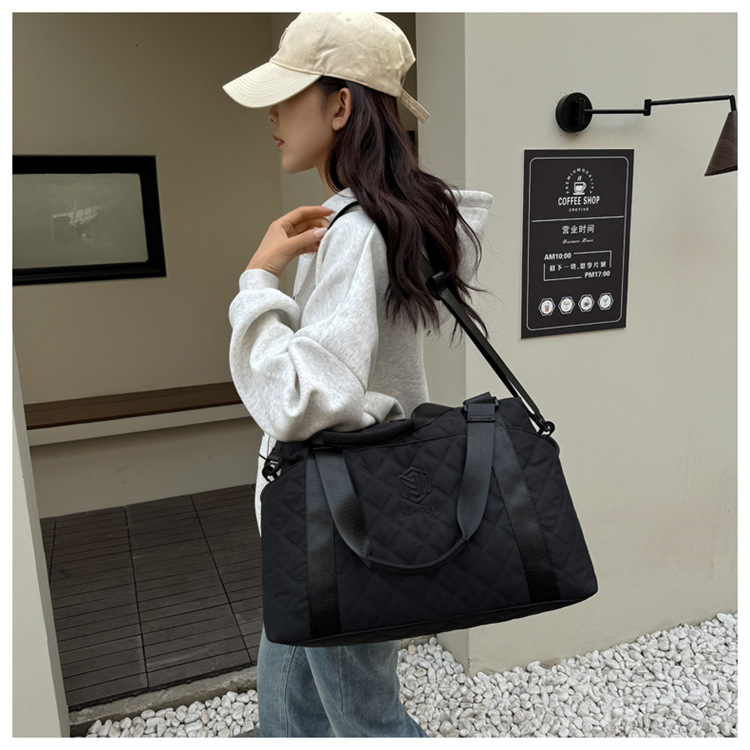 Women Girls Duffle Bags Large Holdall Bag Travel Sports Luggage Fitness Gym Bag - Picture 28 of 34