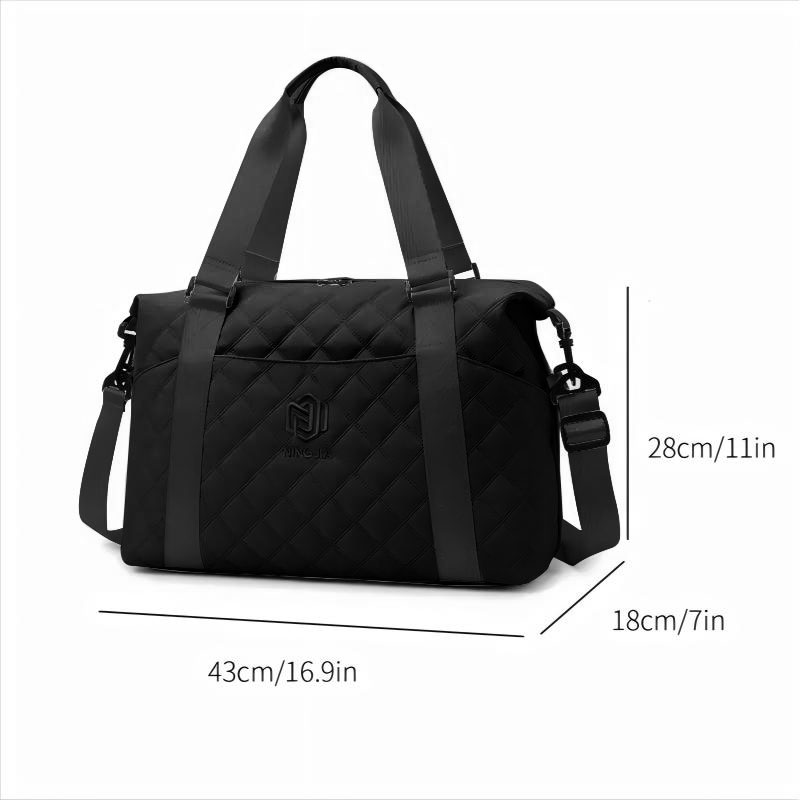 Women Girls Duffle Bags Large Holdall Bag Travel Sports Luggage Fitness Gym Bag - Picture 34 of 34