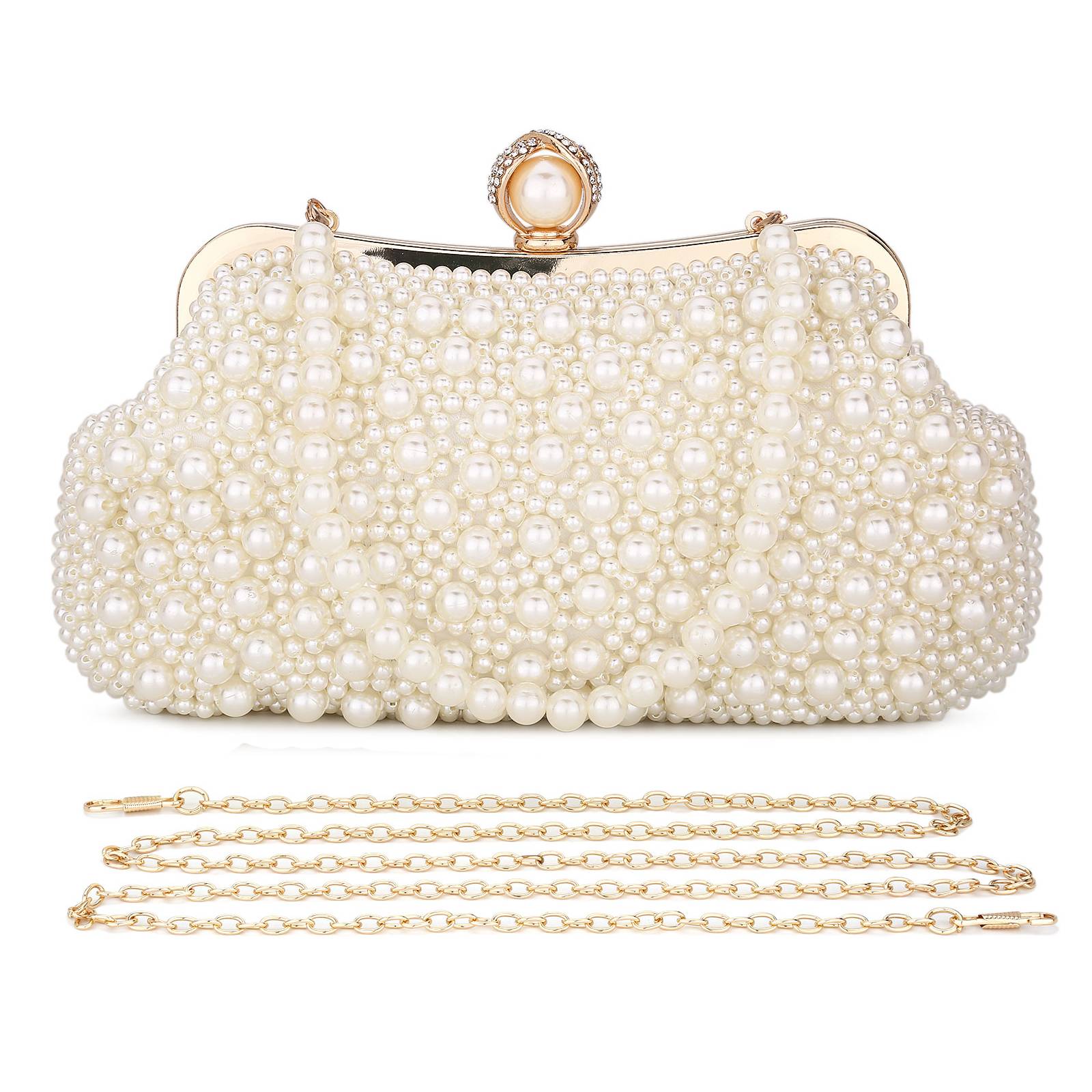 Women Clutch Evening Bag Designer Handmade Beaded Handbag for Wedding Prom Party
